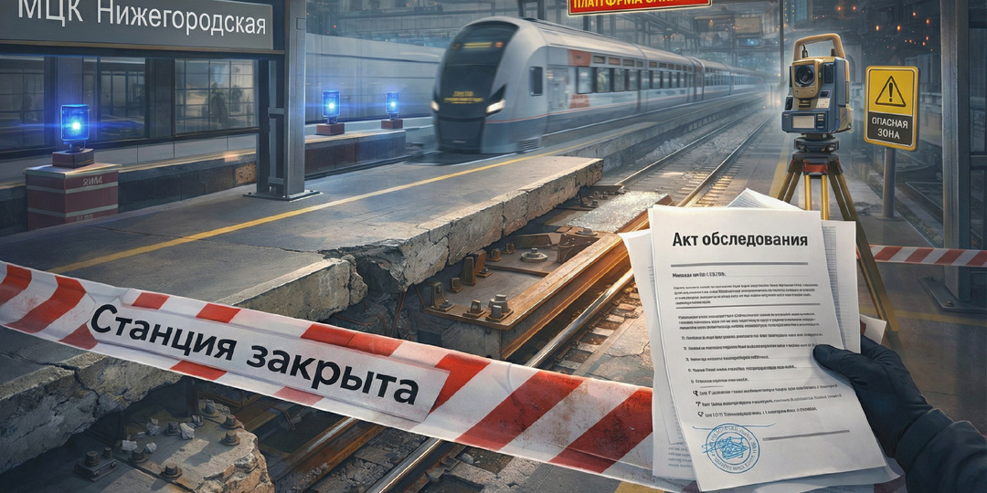 Тихая авария на МЦК: как выглядит дефект, из-за которого закрыли станцию