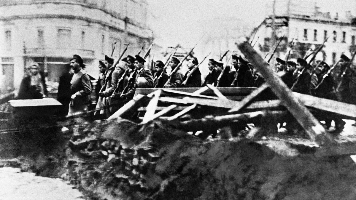 Революционная Москва. Октябрь 1917 года.