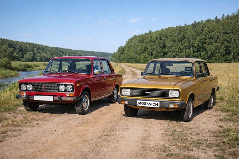 Почему в СССР Жигули ценили выше Москвича: честный разговор на примере ВАЗ-2106 и Москвича-2140