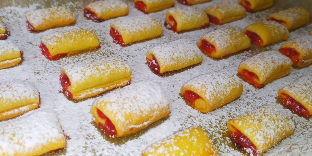 Простое и быстрое ПЕСОЧНОЕ ПЕЧЕНЬЕ с джемом!