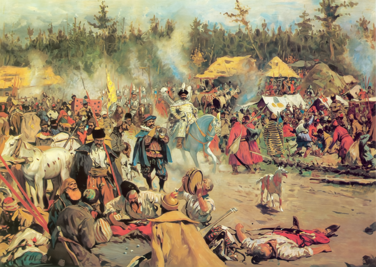 Казаки под Москвой