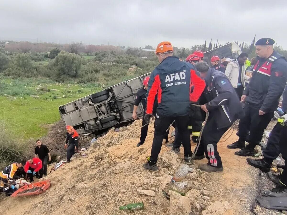    Последствия ДТП с пассажирским автобусом в Анталье, Турция | © Фото : соцсети