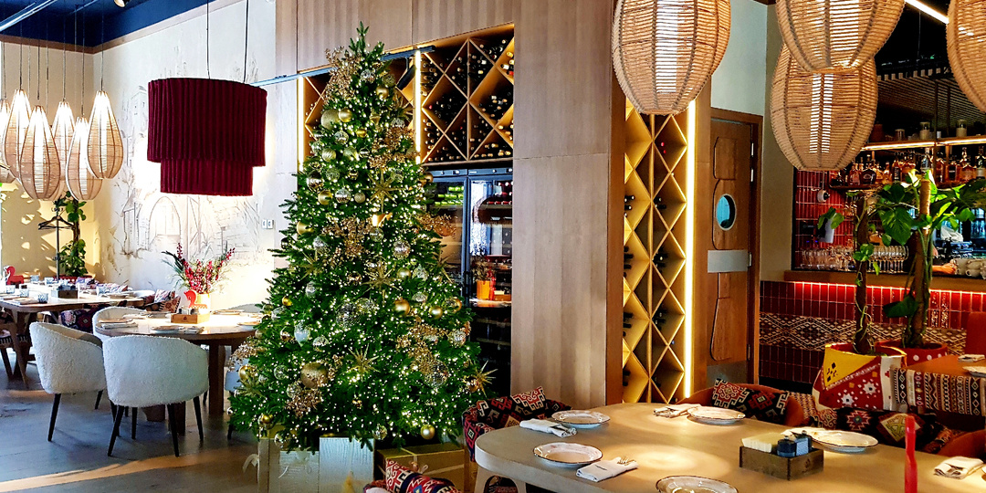 Фестивальный завтрак и интерьер в ресторане "Pro. Хинкали" - а вот их я как раз и не взяла