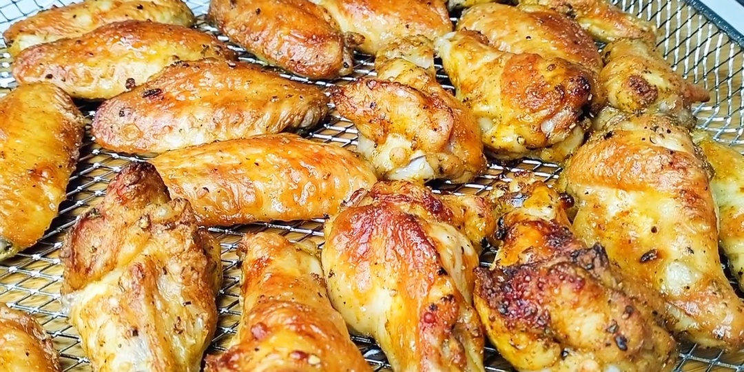 Куриные крылья в духовке без хлопот, без лишнего масла🍗