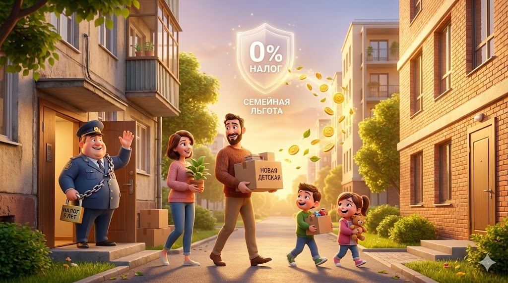 Как продать квартиру без налога раньше 5 лет