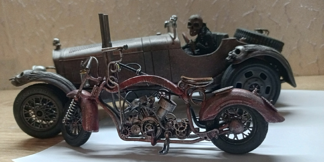 Модельки мотоциклов от Павла Парфёнова