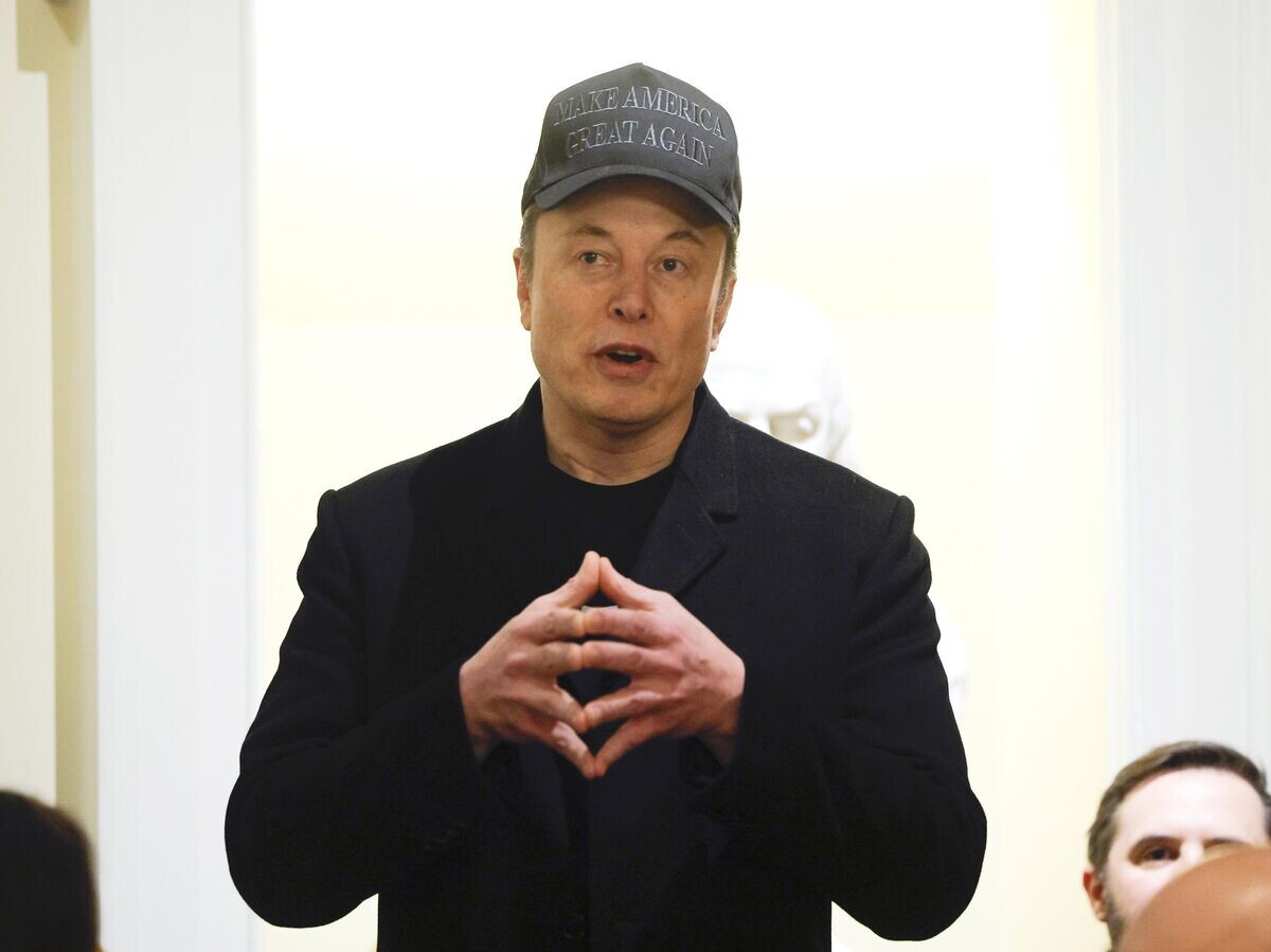    Илон Маск на заседании кабинета американской администрации | © AP Photo