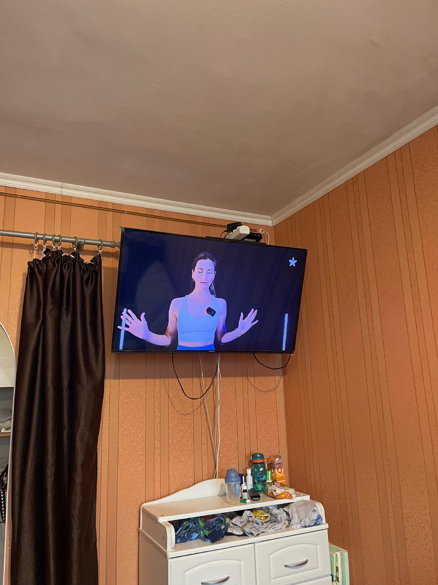 Включила первую тренировку💪