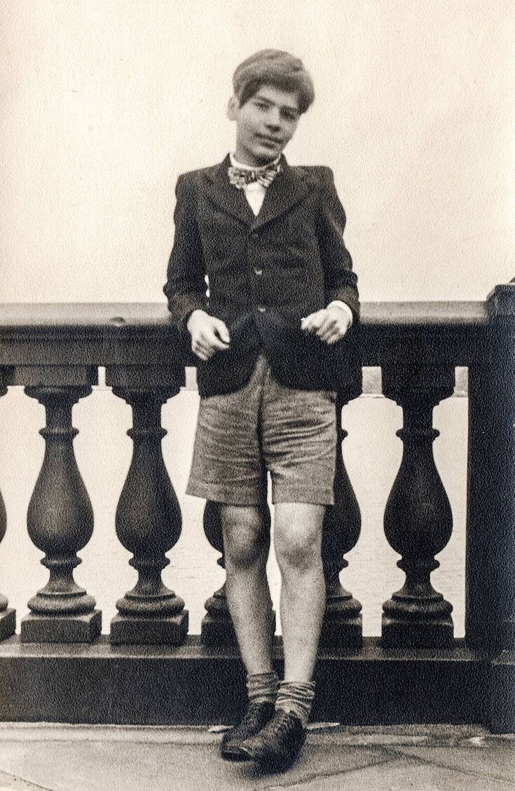 Совсем юный Карл Лагерфельд