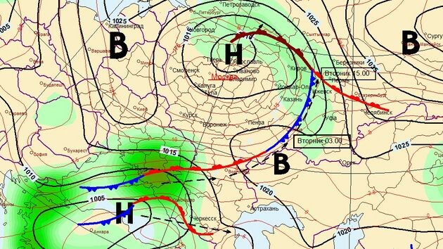 Циклон «Патриция» принесёт непогоду в Южную Россию