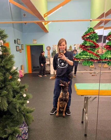    Кинг безумно предан своей хозяйке.из личного архива