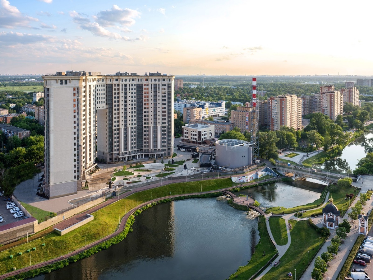 RIVER HOUSE Щёлково с высоты
