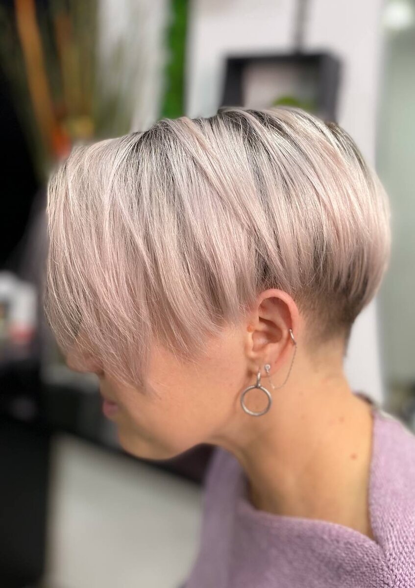 Стрижка пикси Братиславская