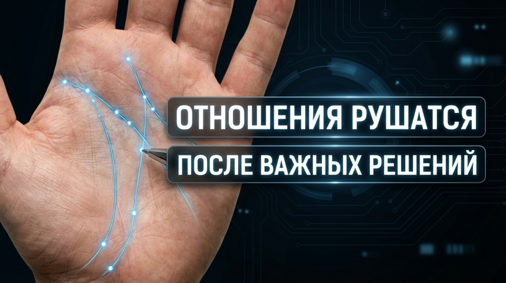    Расположение линии брака на ладони и знаки, предупреждающие о трудностях в отношениях. admin