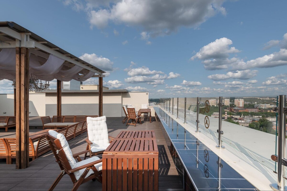 Лаунж-зона Риверхаус