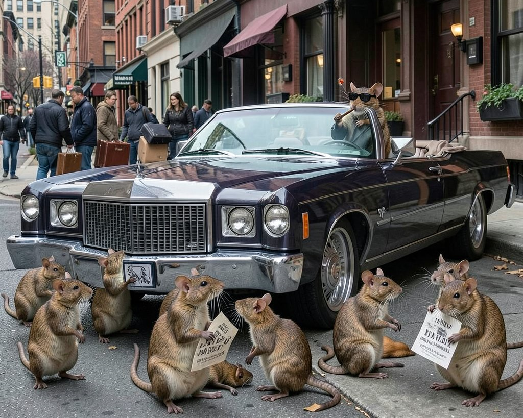 Новые хозяева элитных кварталов. Сгенерировано искусвенным интеллектом.