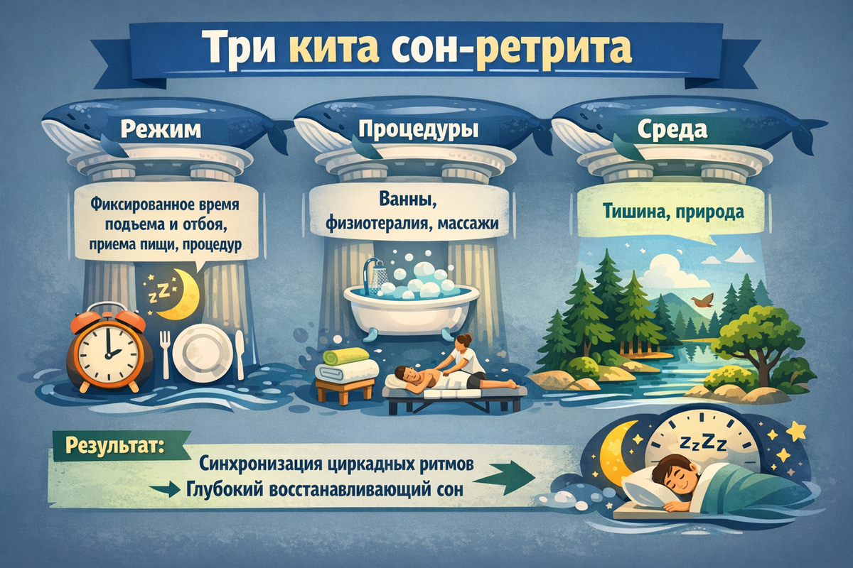 Три кита сон-ретрита