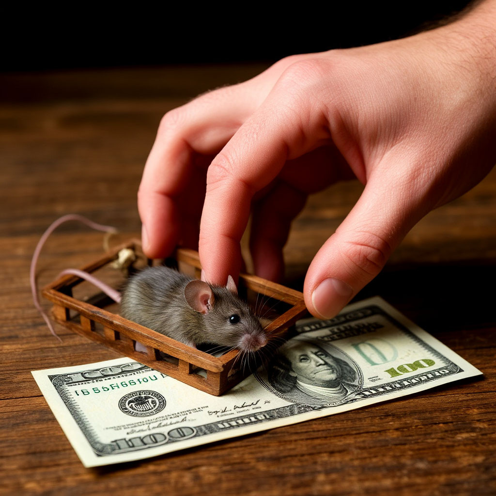 Мозг: «Стоп, это ловушка!». Жадность: «Но там же лежит!»