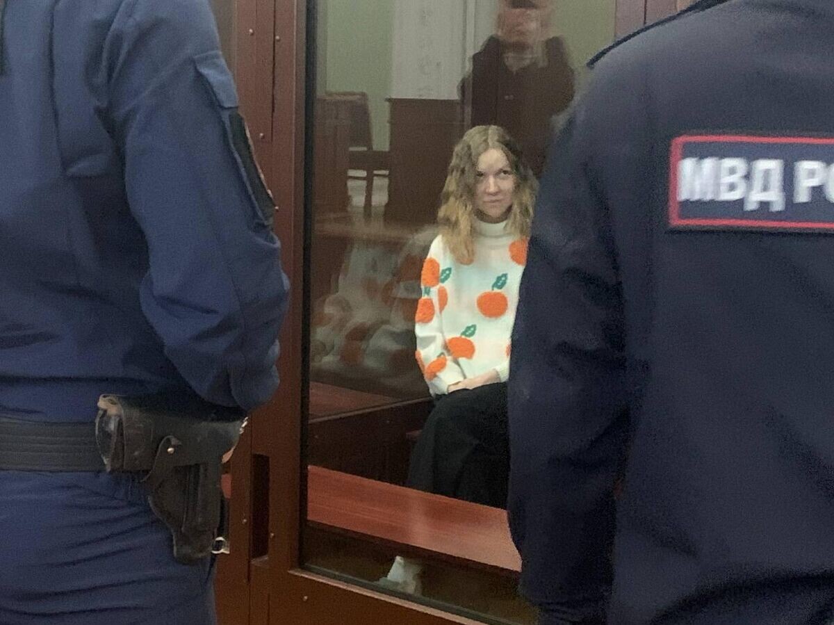    Дарья Трепова в суде | © Фото : Объединённая пресс-служба судов Санкт-Петербурга/Telegram