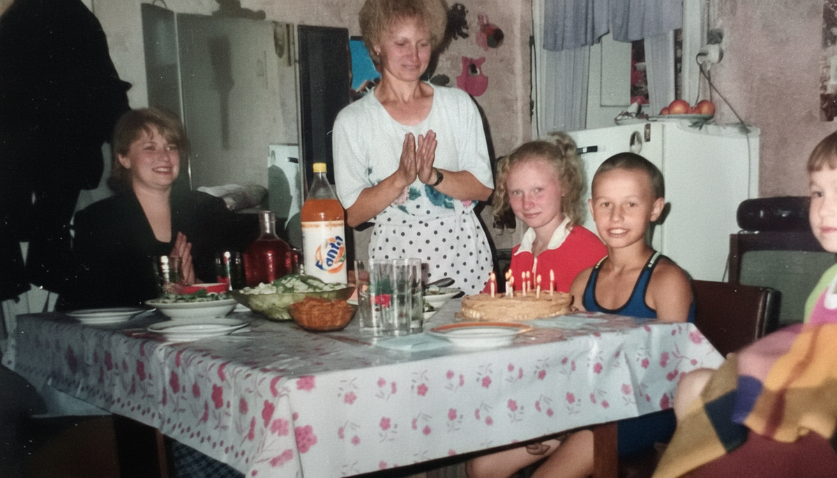 Мой День рождения. Торт был очень вкусный