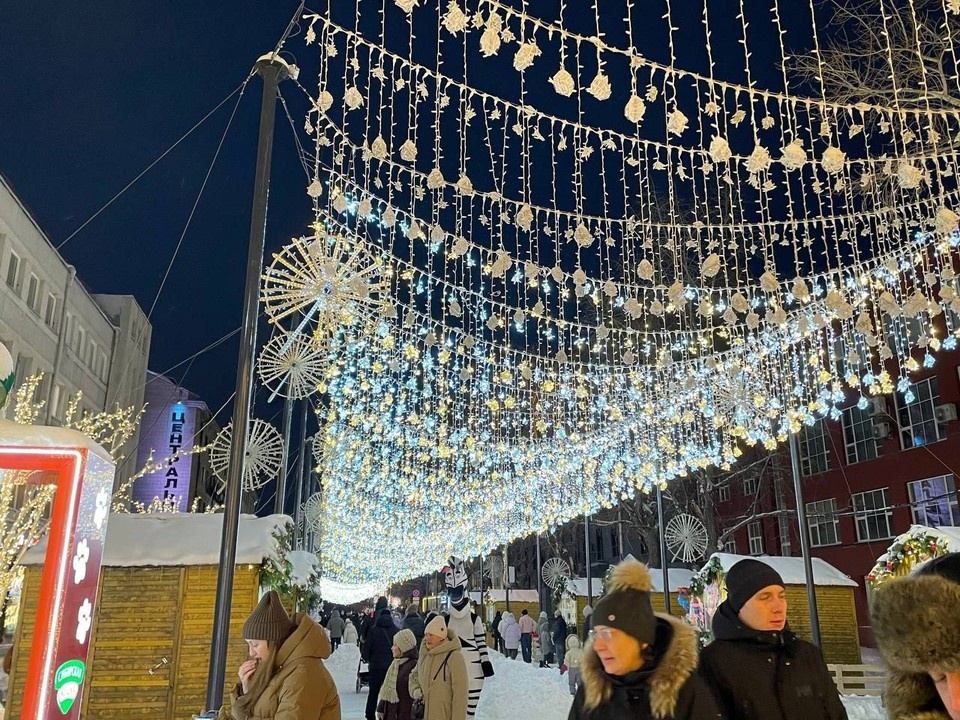    Так улица выглядела в Новый год Дарья СИДОРЕНКО