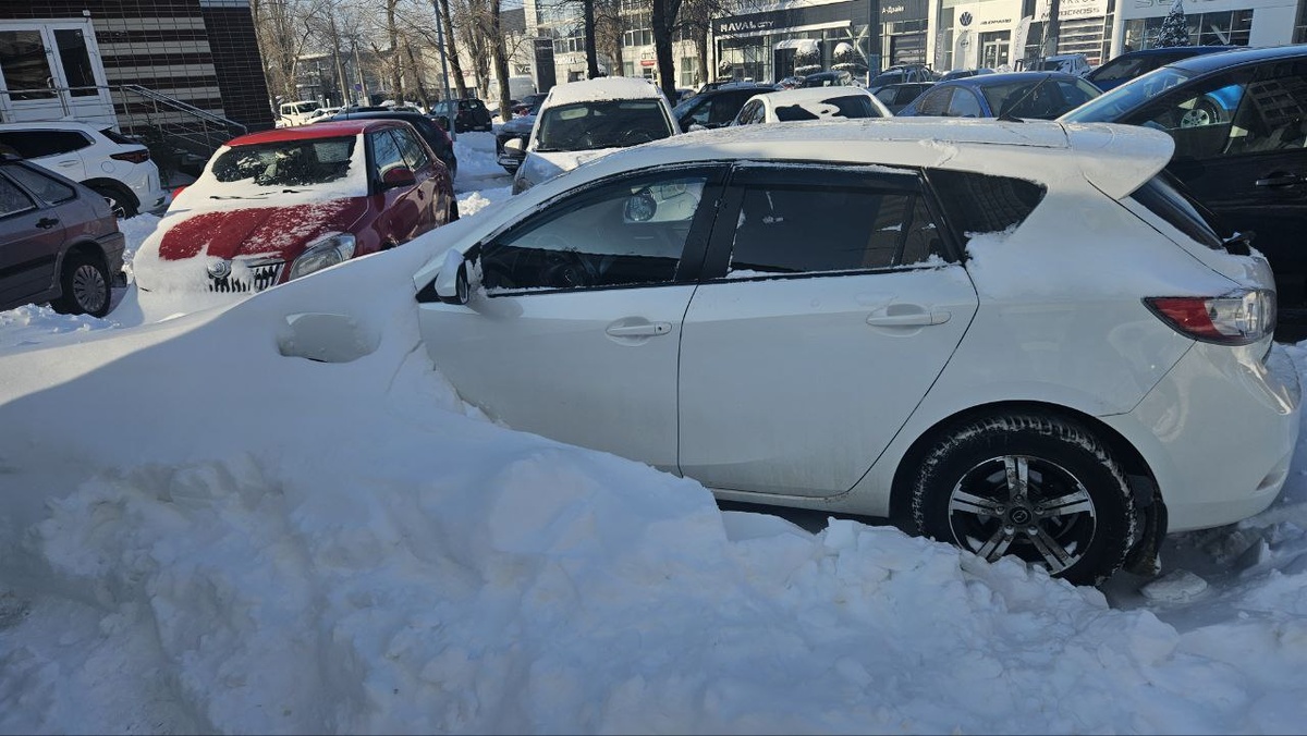 Сугроб доедает мою Матрешку