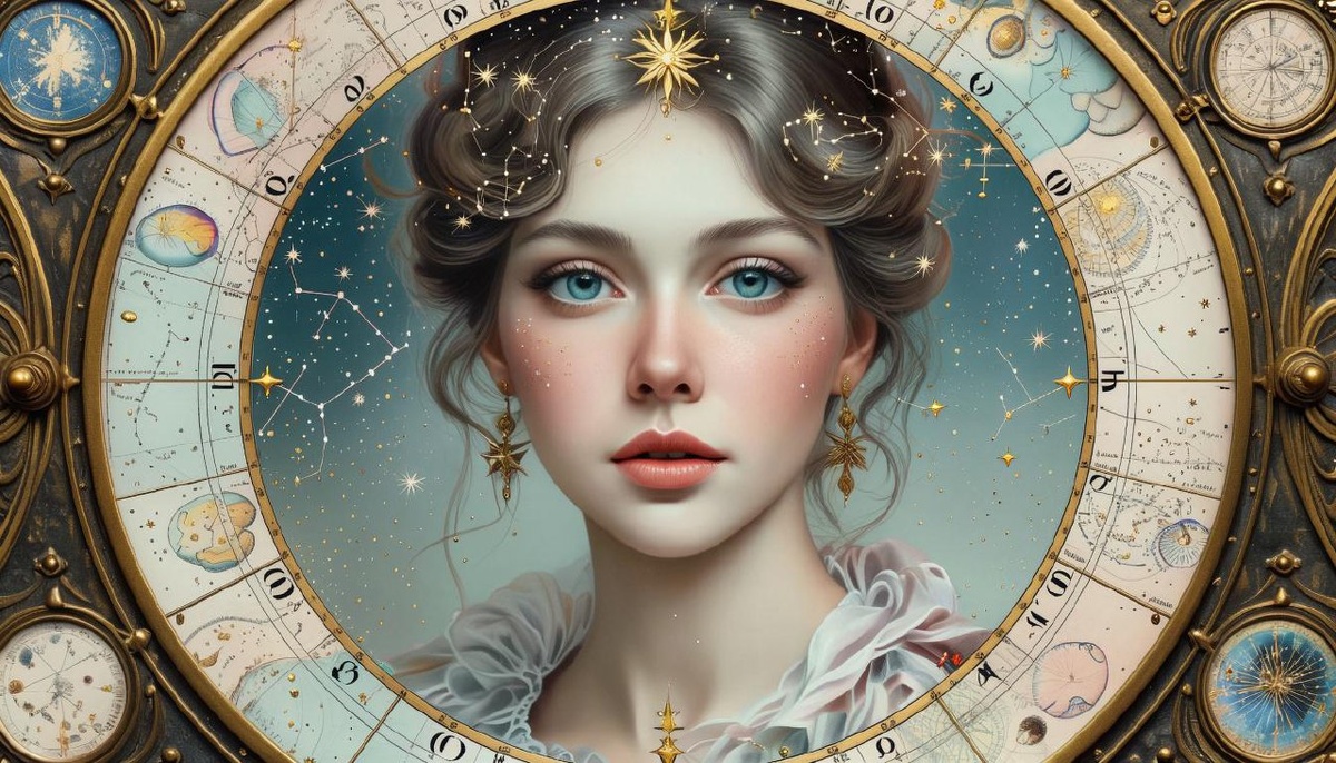 Астрология. Иллюстрация сгенерирована нейросетью