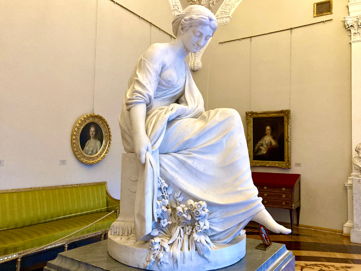 «Зима», Морис Этьен Фальконе. Фото автора. 