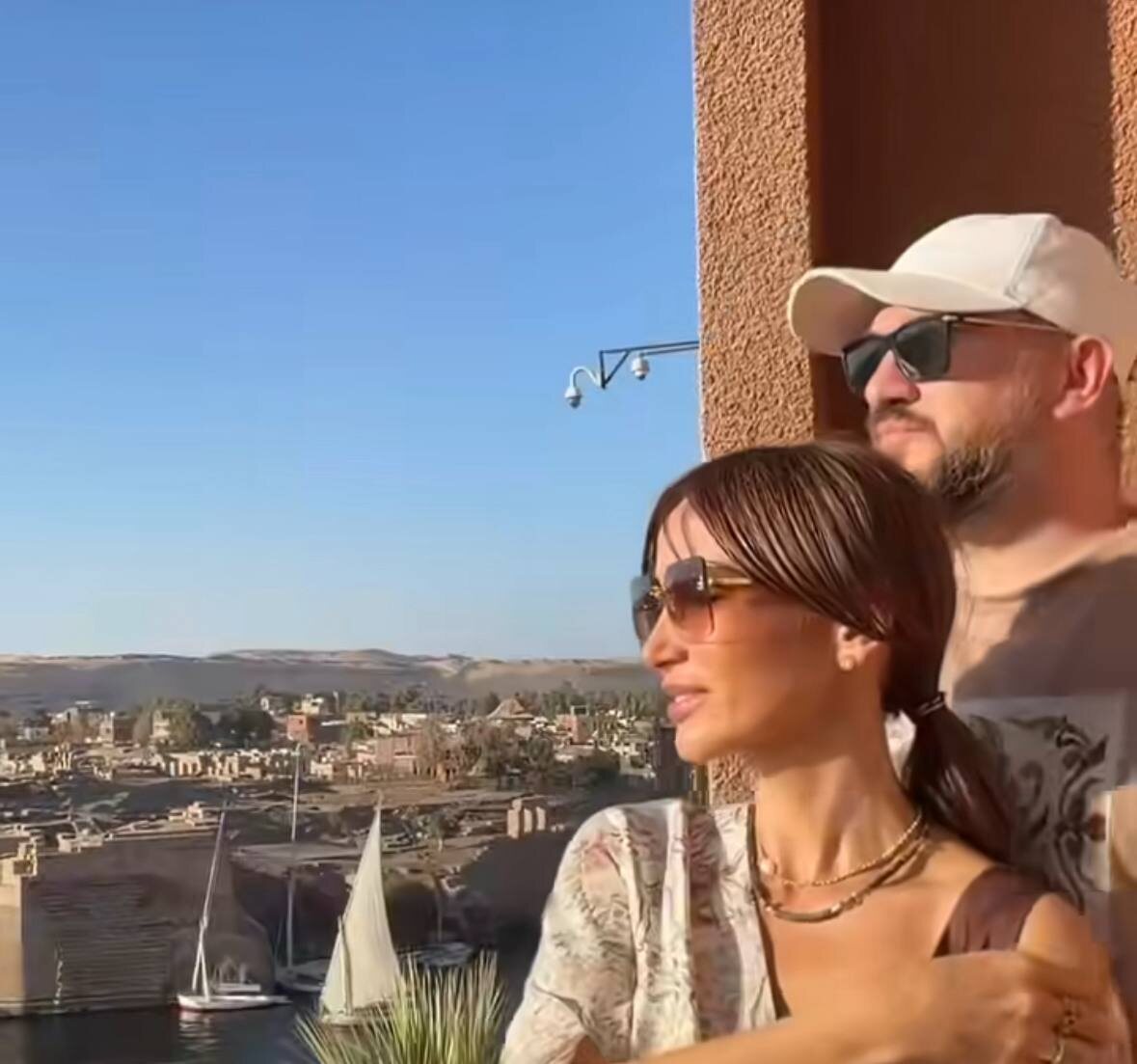 Анфиса Чехова и Александр Златопольский отдыхают в Египте. Фото: соцсети