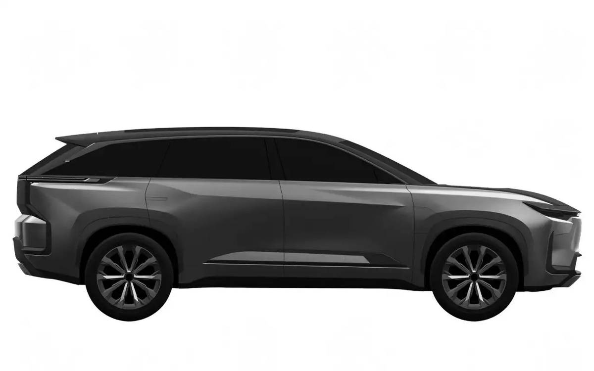    Концепт электрического кроссовера Toyota bZ Large SUV — прообраз будущего Electric Highlander 2026