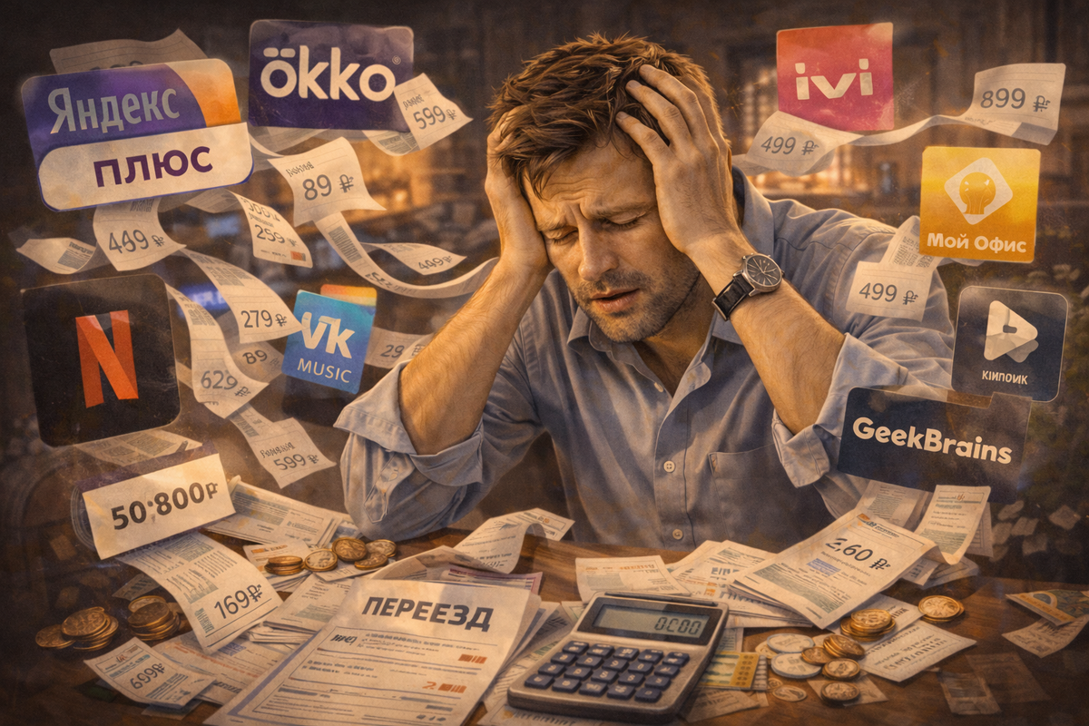 Как подписки и мелкие траты разоряют незаметно