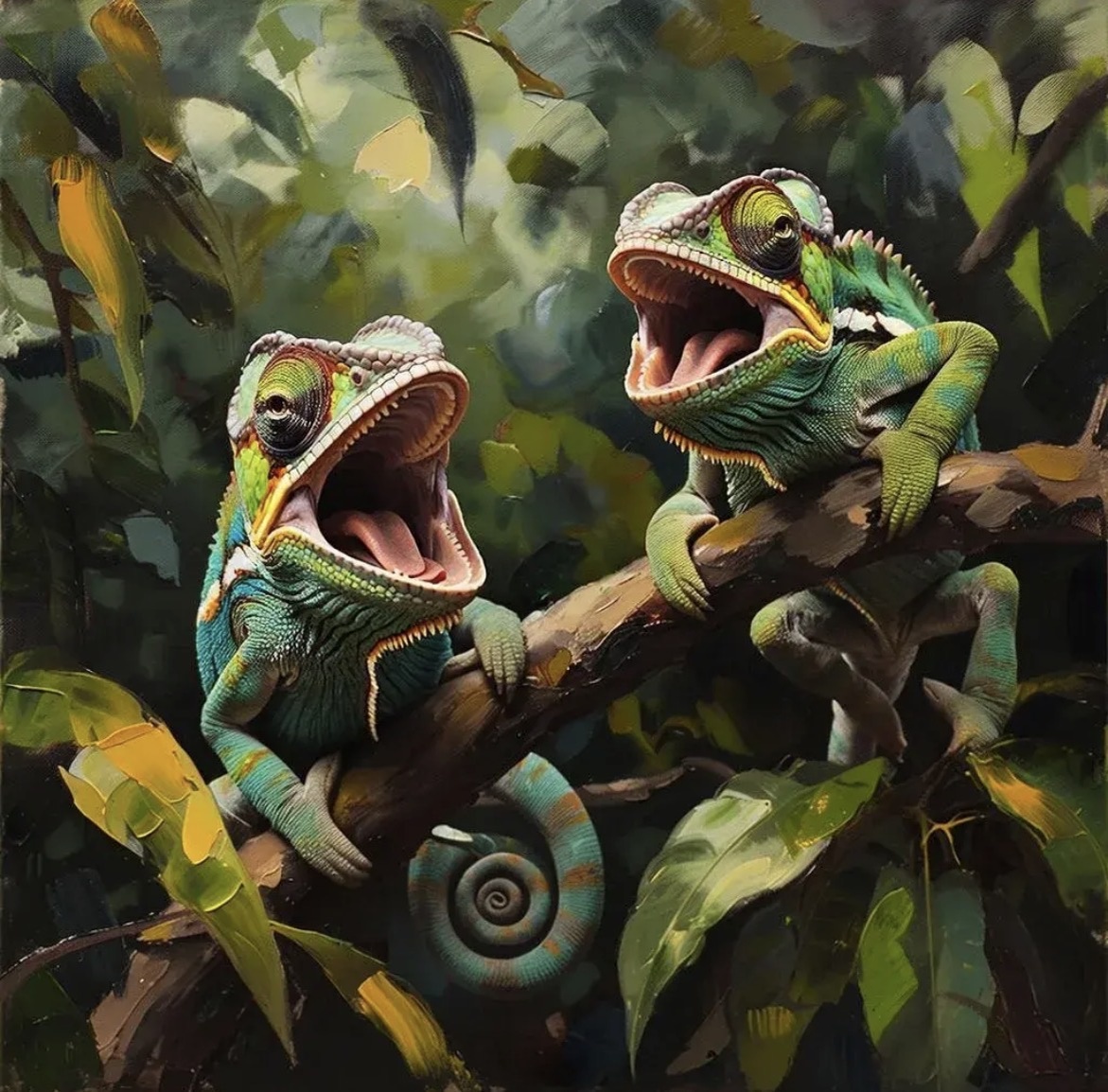 Конфликтующие хамелеоны