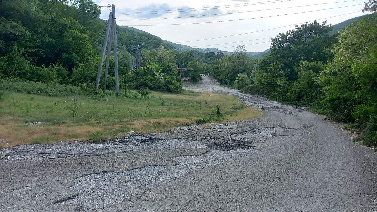 Дорога к нашей даче.