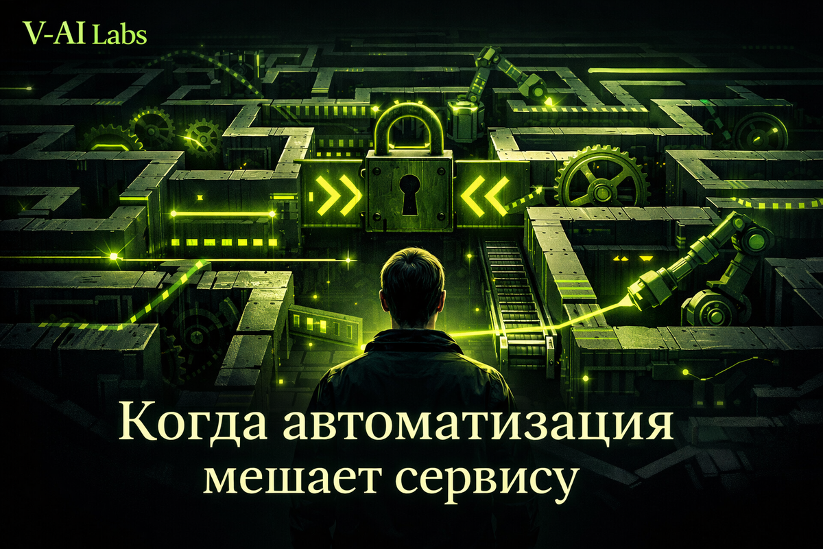   Когда автоматизация мешает сервису