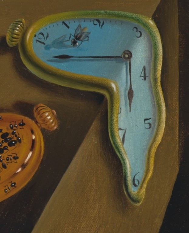 Фрагмент часов Сальвадора Дали «Постоянство памяти»