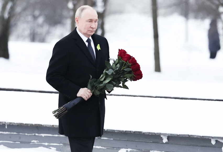 Путин на памятном мероприятии в Санкт-Петербурге на этой неделе © picture alliance/ZUMAPRESS.com/Alexander Kazakov