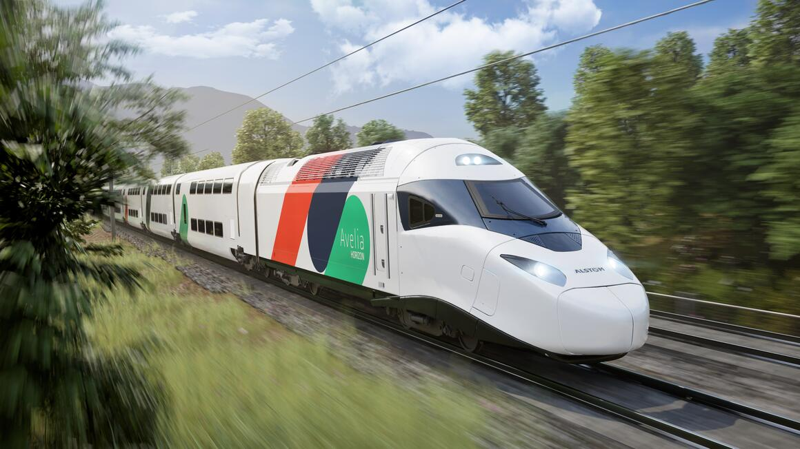 Рендер проекта электропоезда Avelia Horizon от Alstom. Источник: Alstom