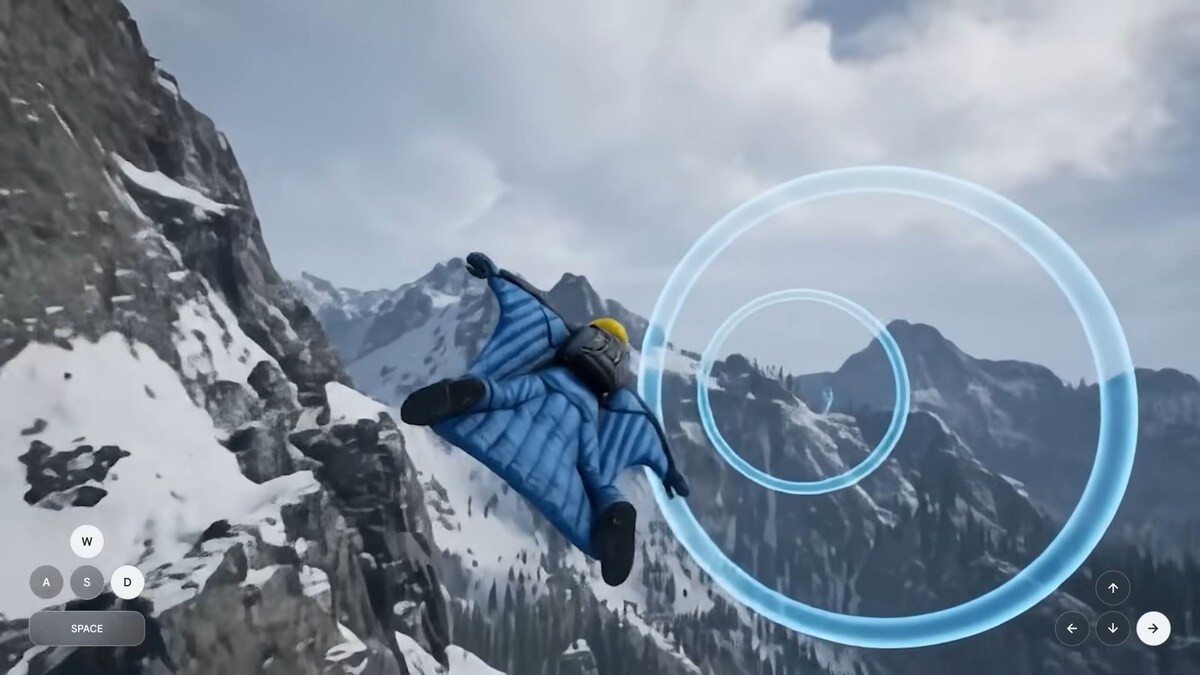 Мир созданный в Project Genie (кадр из официальной видео-презентации)