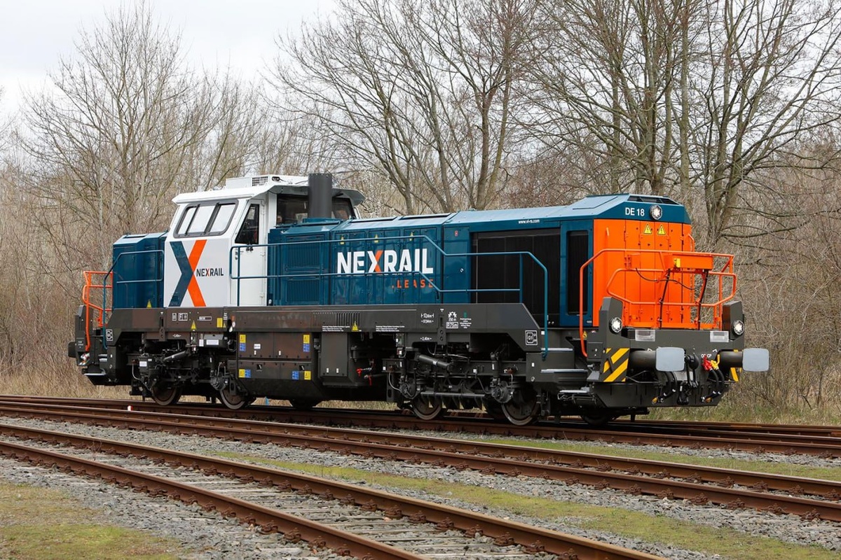  Гибридный локомотив DE18 Stage V Smart Hybrid от Vossloh RS для Nexrail. Источник: Nexrail