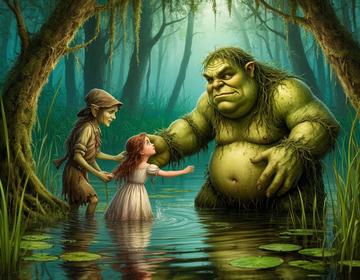 Маша и Водяной