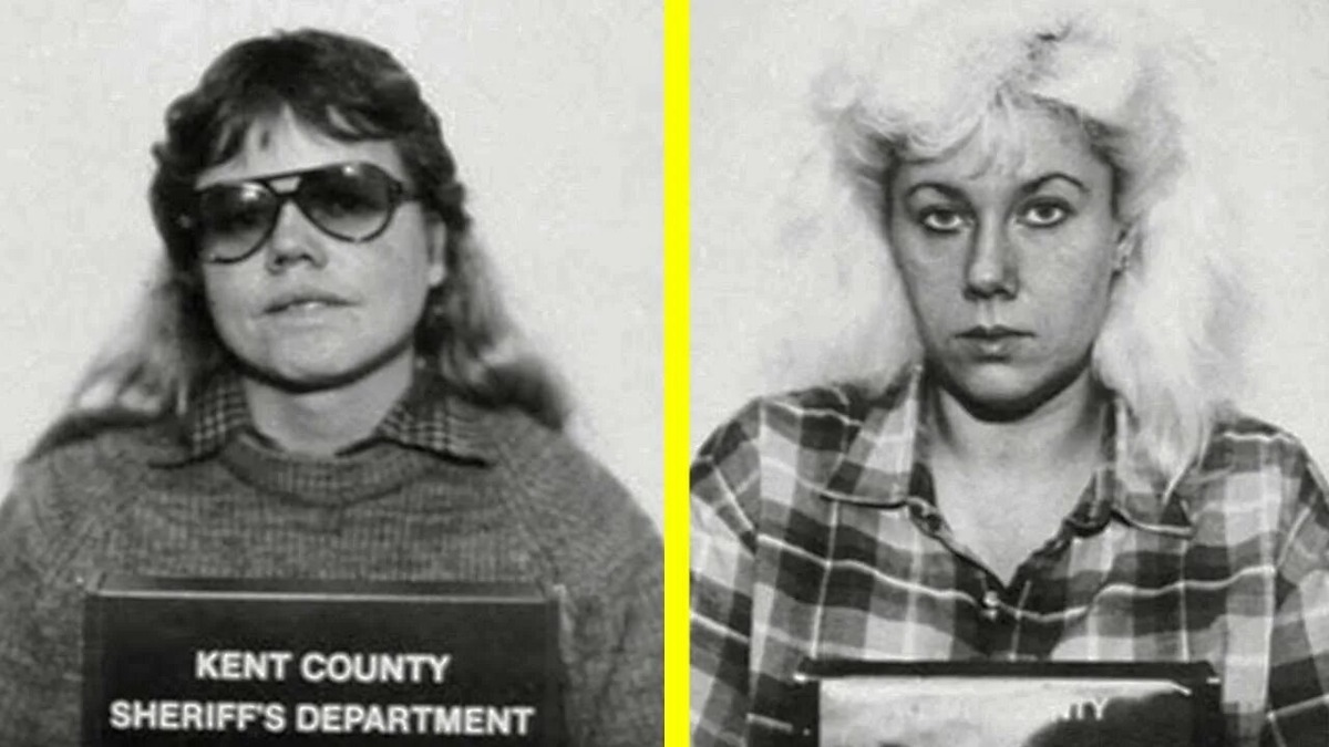 (Гвендолин Гейл Грэм (слева с темными волосами  в очках) и Кэтрин Мэй Вуд (справа блондинка ))