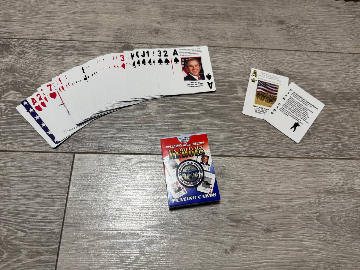 Необычная колода о эпохе войны в Ираке