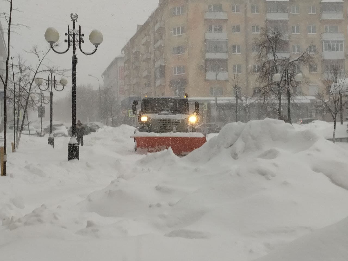 Расчистка улиц -Пенза