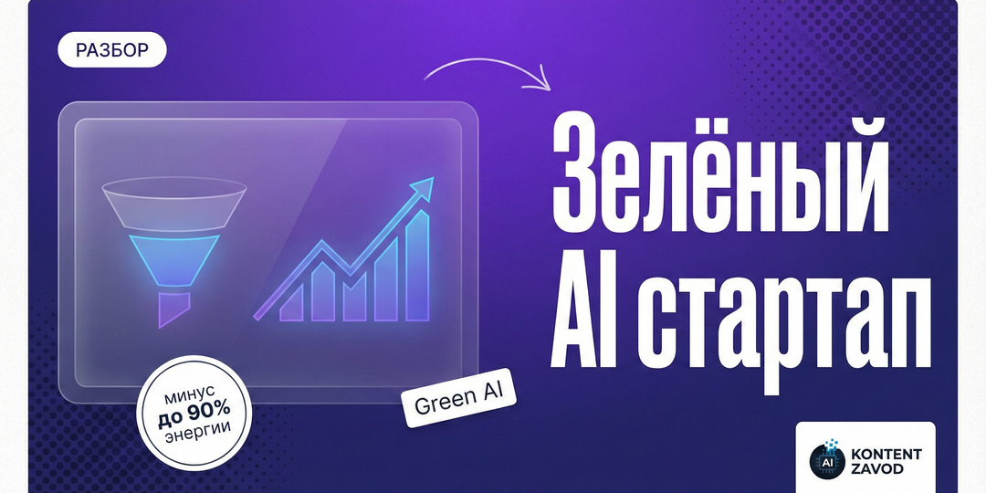 Зелёный AI для стартапа: как резать энергозатраты