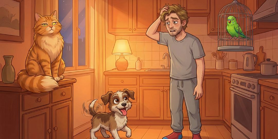 Мой кот считает меня идиотом. И, кажется, он прав