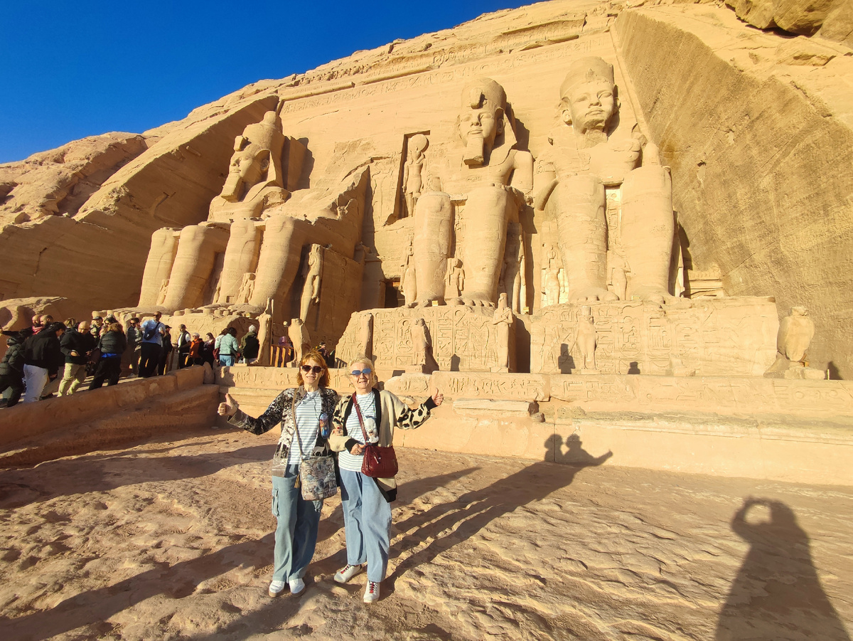 Абу-Симбел. Храм Рамзеса. Посвящён богам Амону, Ра-Хорахти и Птаху.