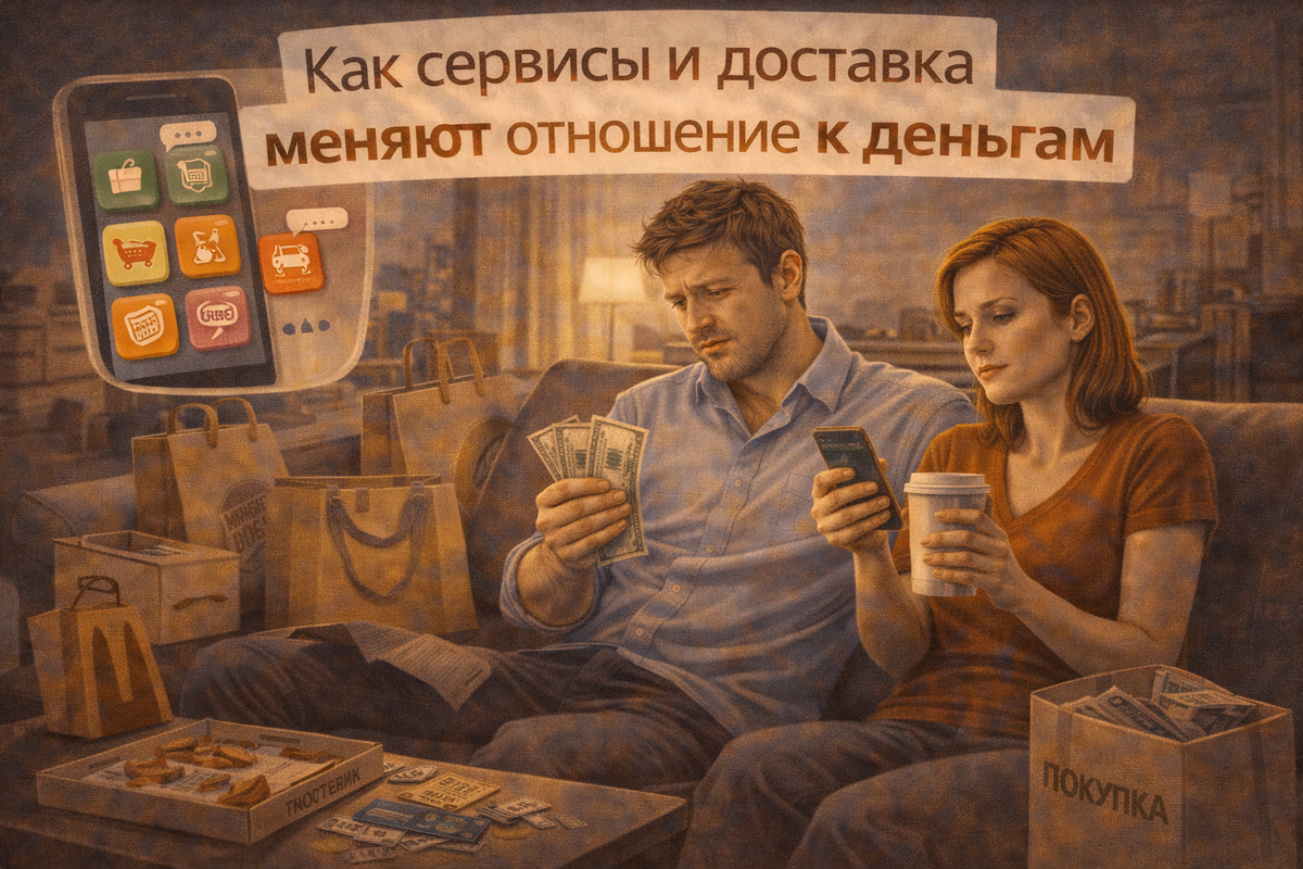 Как сервисы и доставка меняют отношение к деньгам