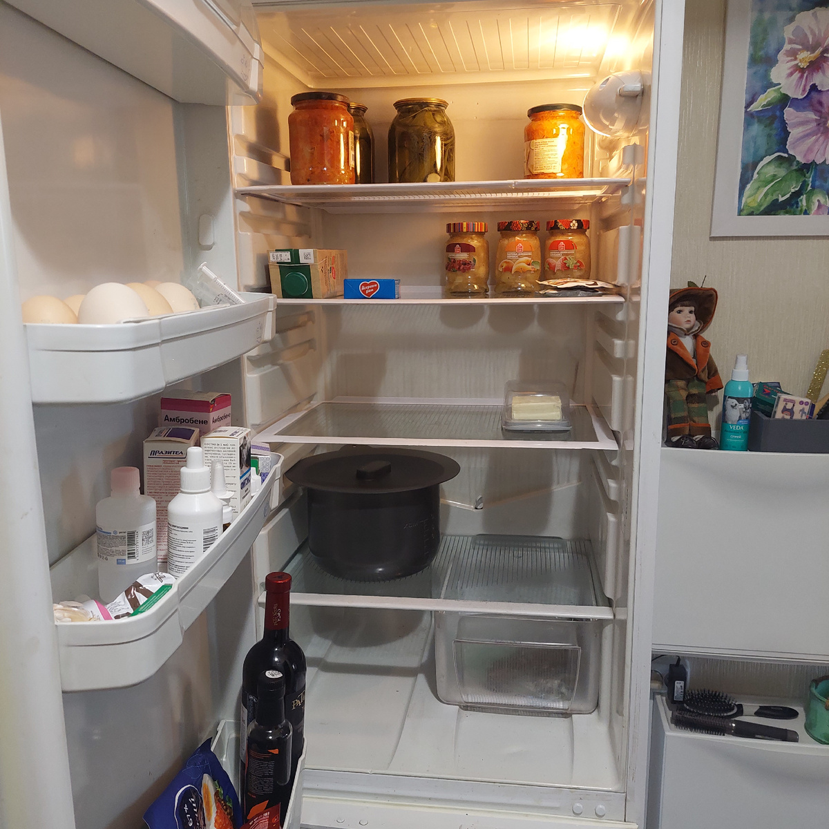 Мой скучающий холодильник)