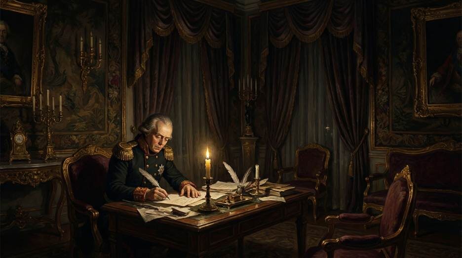 Император писал приказы до рассвета. Не знал, что каждый приказ – гвоздь в крышку гроба.