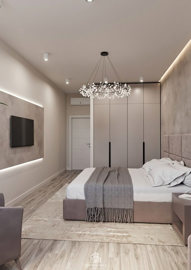 Дизайн проект спальной комнаты